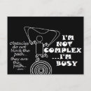 Suche nach hindernisse postkarten Jede person