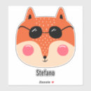 Suche nach roter fuchs aufkleber Niedlich