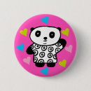 Suche nach rosa panda buttons Süß