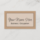 Suche nach braune visitenkarten Klassisch