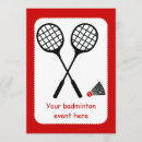 Suche nach badminton einladungen Schläger