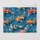 Suche nach karpfen postkarten Koi