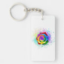 Suche nach regenbogen rose schlüsselanhänger Blume