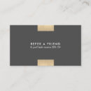 Suche nach empfehlung visitenkarten Verweisen sie einen freund