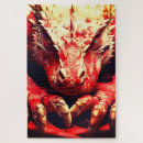 Suche nach roter drache puzzle Fantasie