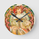 Suche nach alphonse mucha wanduhren Frau