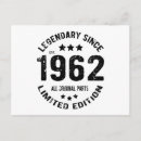 Suche nach 1962 postkarten Geburtstagsgeschenk