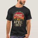 Suche nach geburtstag 1972 tshirts Jahrestag