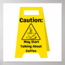 Suche nach vorsichts poster Kaffee