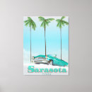 Suche nach vintage florida leinwandbilder Reiseplakat