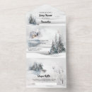 Suche nach fuchs im schnee einladungen Aquarell