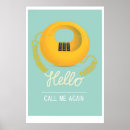 Suche nach rufen sie mich an poster Retro