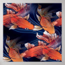 Suche nach koi fische poster Glück