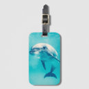 Suche nach delphin gepäckanhänger Strand