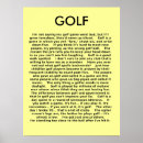 Suche nach golf spaß poster Lustig