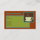 Suche nach kaffee visitenkarten Café