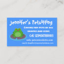 Suche nach niedlicher frosch visitenkarten Jede person