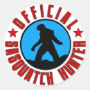 Suche nach sasquatch aufkleber Jäger
