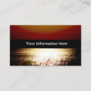 Suche nach sonnenuntergang über visitenkarten See