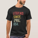 Suche nach legende seit 1954 tshirts Geboren