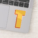 Suche nach buchstabe t aufkleber Monogramm