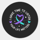 Suche nach selbstmord aufkleber Emotionales wohlbefinden