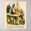 Suche nach alice im wunderland poster Zitat
