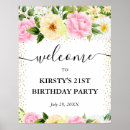 Suche nach willkommen zum geburtstag poster Blume