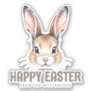 Suche nach niedliche osterhasen aufkleber Aquarell