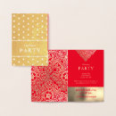 Suche nach gold foil einladungen Luxus