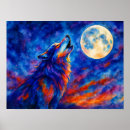 Suche nach heulende wölfe poster Heulender wolf
