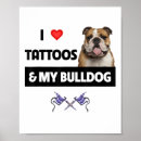 Suche nach bulldog poster Minimalistische tätowierungen