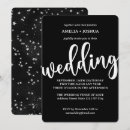 Suche nach alternative hochzeitseinladung einladungen Schwarz