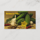 Suche nach delikatessen visitenkarten Restaurant