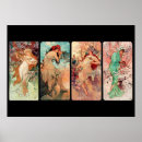 Suche nach vier jahreszeiten poster Alphonse mucha