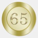 Suche nach 65 geburtstag aufkleber Gold