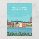 Suche nach vintage skandinavien postkarten Stockholm