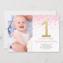 Suche nach baby geburtstag einladungen Baby girl