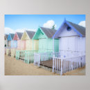 Suche nach beach huts poster Ozean