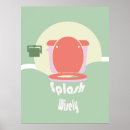 Suche nach lustiges zeichen poster Toilette