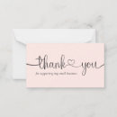 Suche nach rosa hochzeit kleine grußkarten Vielen dank