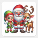 Suche nach weihnachtsmann cartoon aufkleber Santa claus