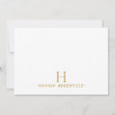 Suche nach goldmonogramm kleine grußkarten Für alle