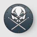 Suche nach drummer wanduhren Rock
