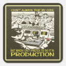 Suche nach lustiger programmierer aufkleber Code