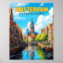 Suche nach amsterdam reise poster Vintag