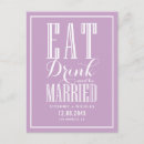 Suche nach lila save the date postkarten Formell