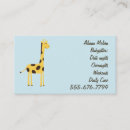 Suche nach giraffe visitenkarten Niedlich