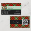 Suche nach clan visitenkarten Tartan