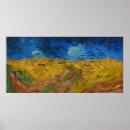 Suche nach krähen poster Van gogh